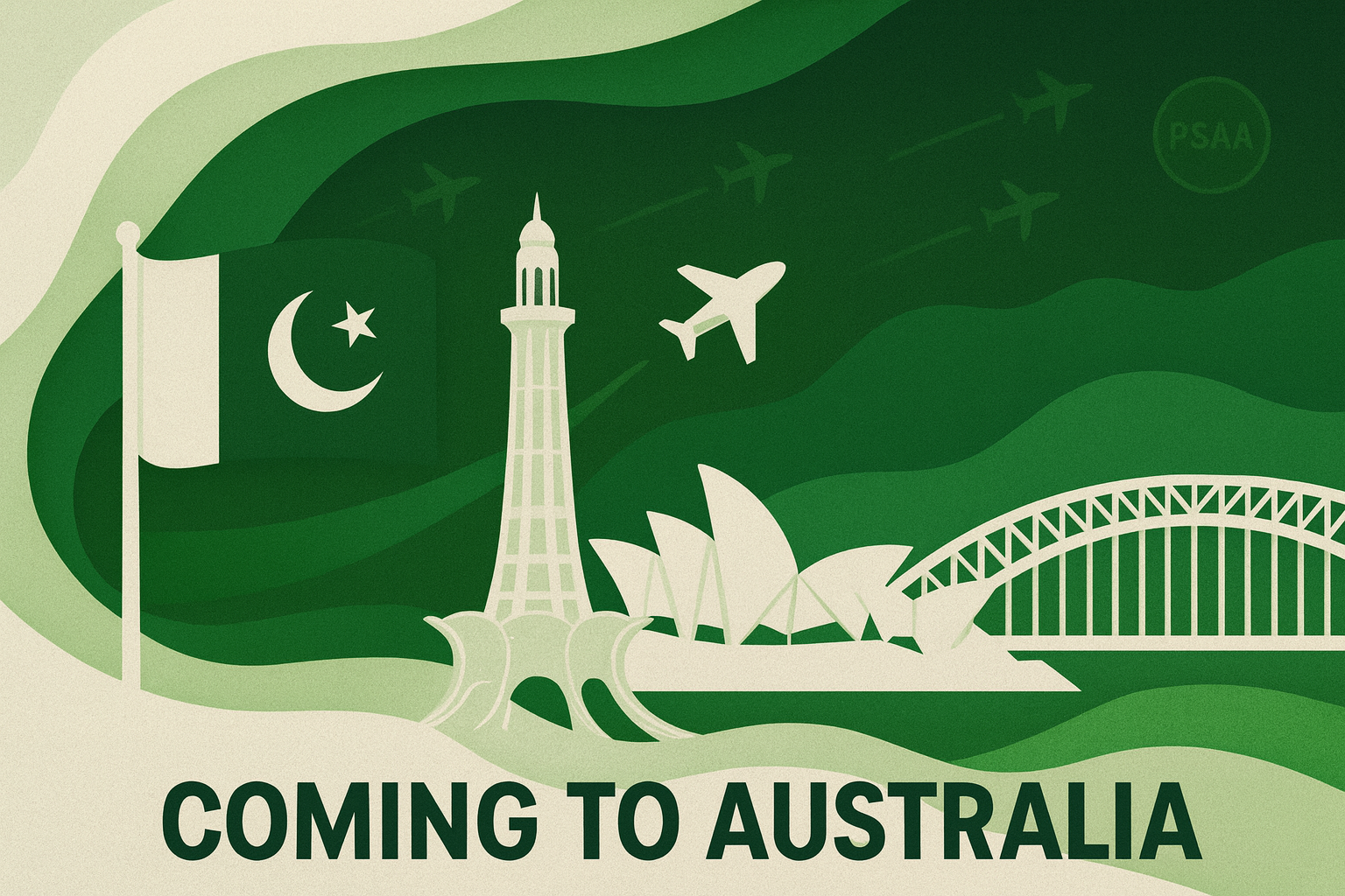 Student arriving in Australia with luggage