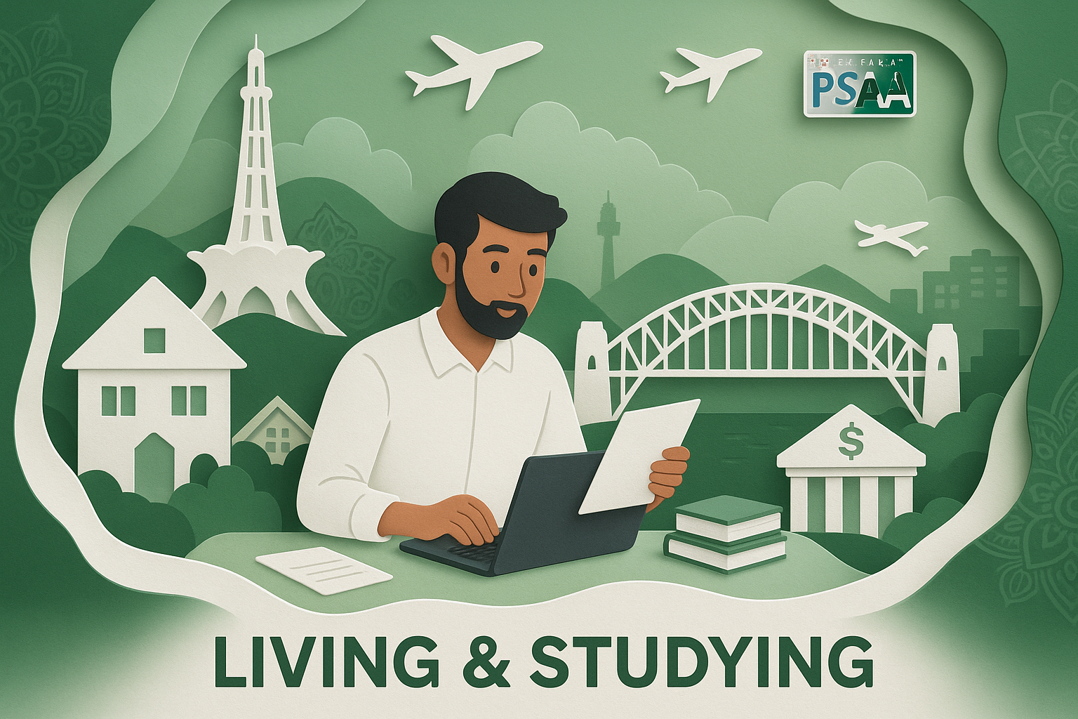 Students living and studying in Australia